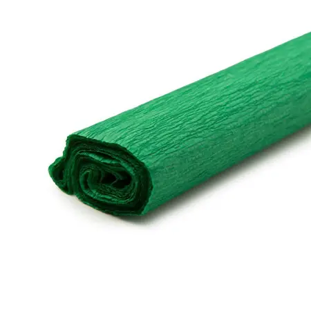 Krepový papír 50x250cm tmavě zelený